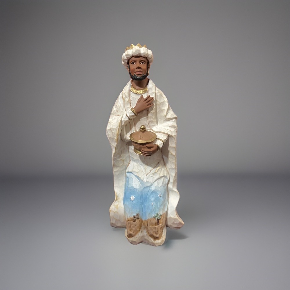 King Melchoir A0064 Elegant‎ Blessings Nativity Figurine Thomas Kinkade 2009